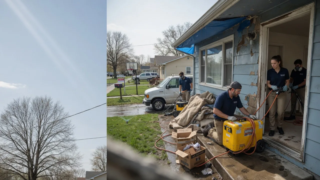 Basement Flood Cleanup in Camden, IL near me